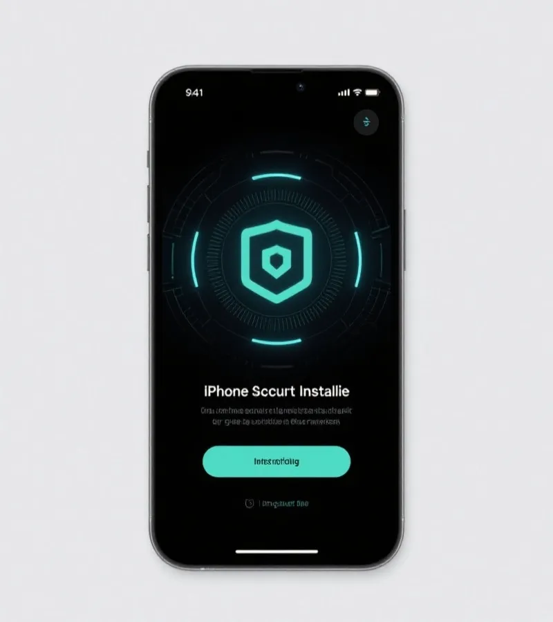 iOS 端安装流程示意图
