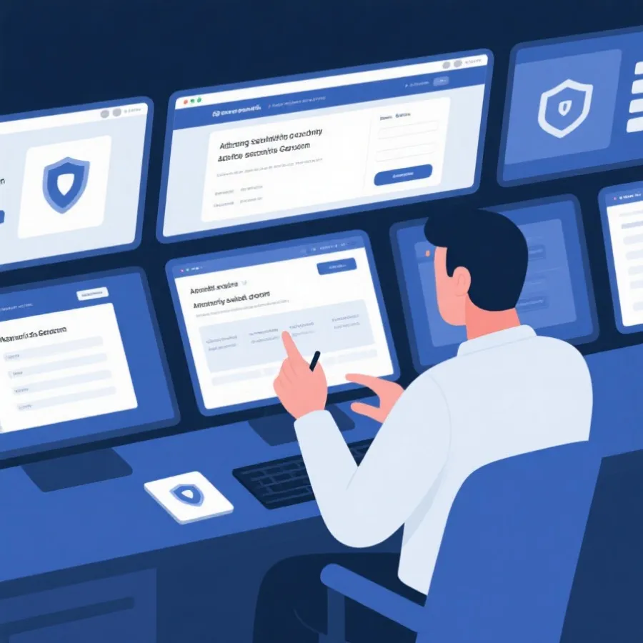 网站真实性验证示意